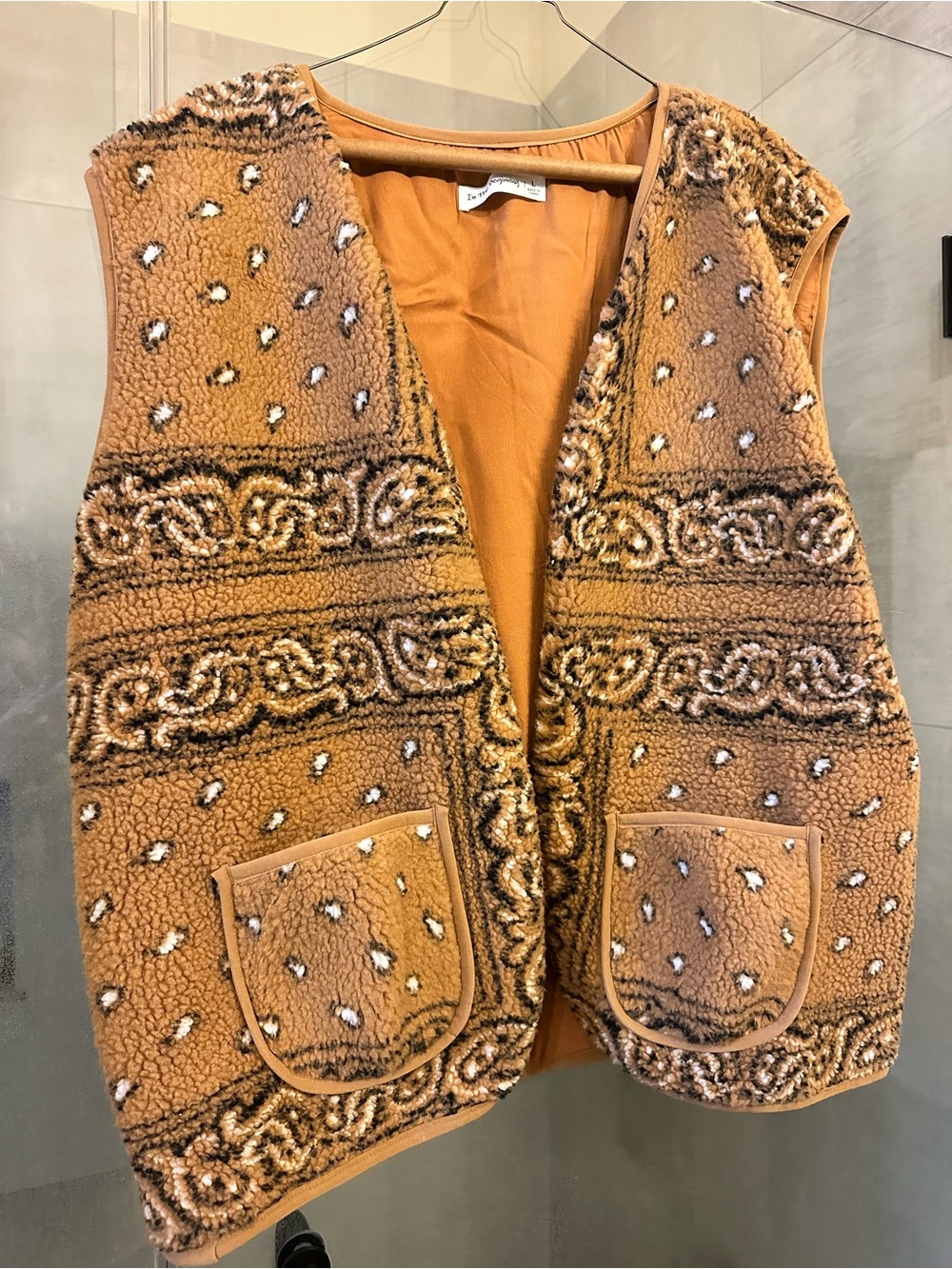 Western Print Vest